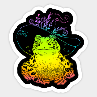 Witchy Frog Sticker